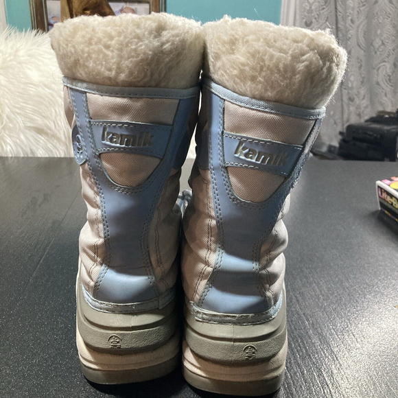 Kamik Womens Whitetail Snow Boots Sz 9 Light Blue White Lace Up Winter Boots - Picture 2 of 7
